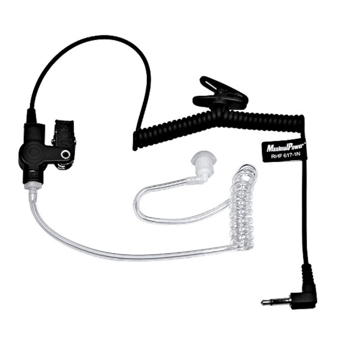 3.5mm Jack Listen-Only Audio Earpiece for Two-Way Radio Transceiver  Speakers Mics