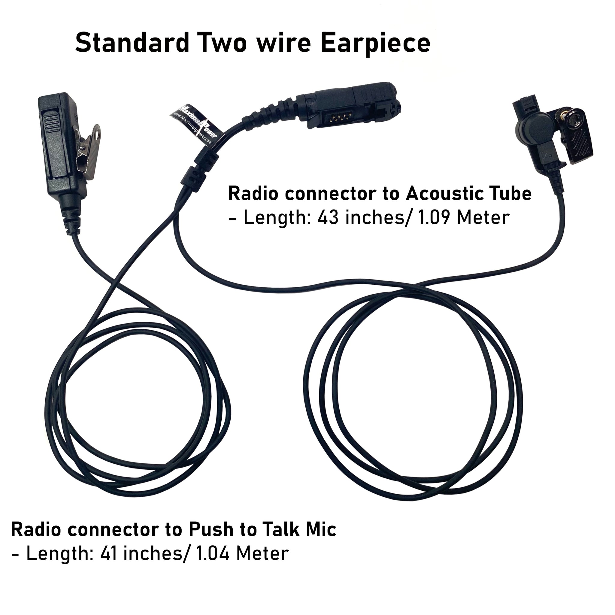 ExpertPower Kit De Vigilancia Para Auriculares Con Icrófono PTT Para - Foto 12