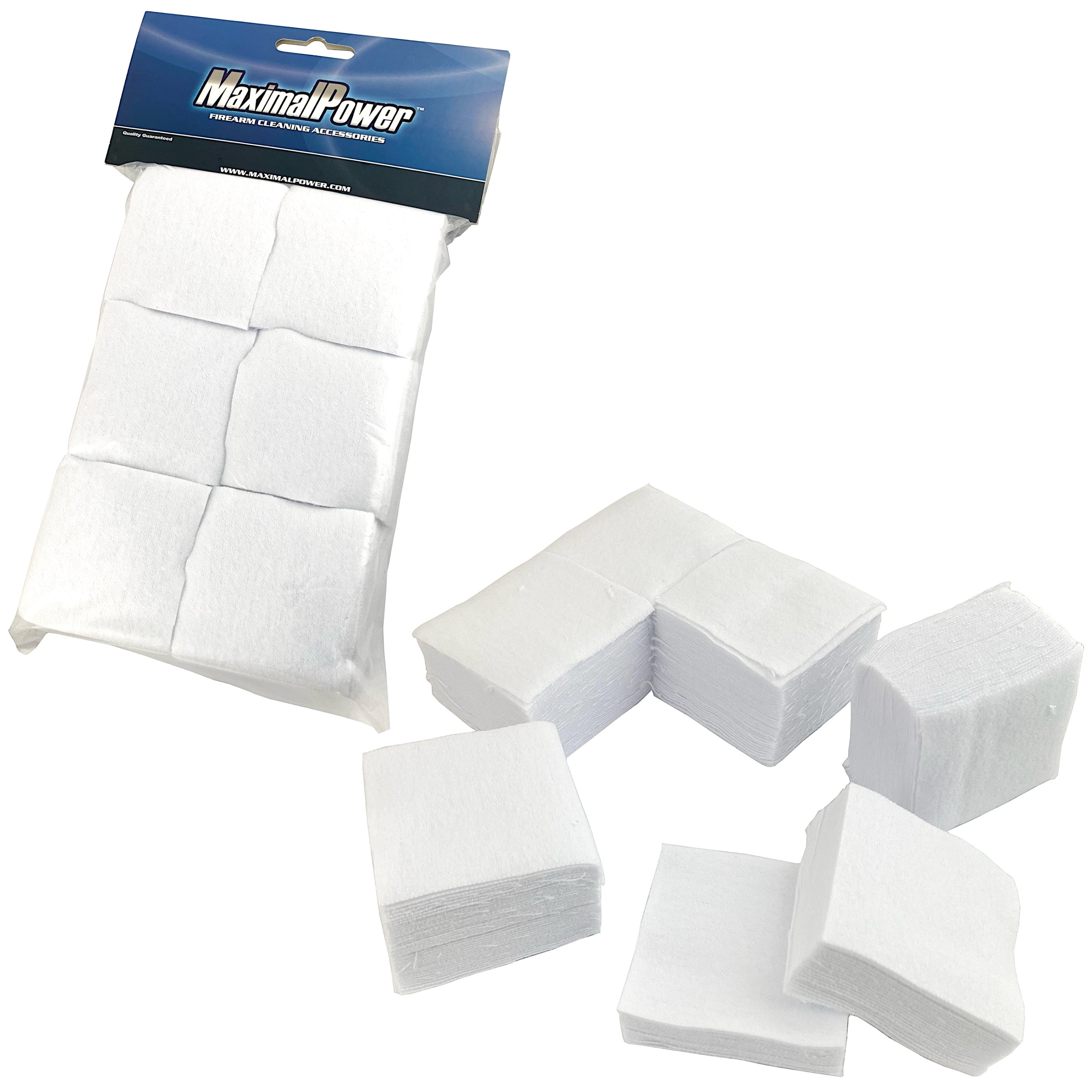 The Professional's Choice Cotton Gun Cleaning Patches – 1.75" Round – 1000 Pack – R23