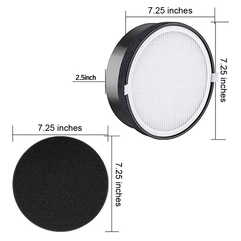 2x Replacement Filter For Levoit LV-H132 Air Purifier ,Part # LV-H132-RF