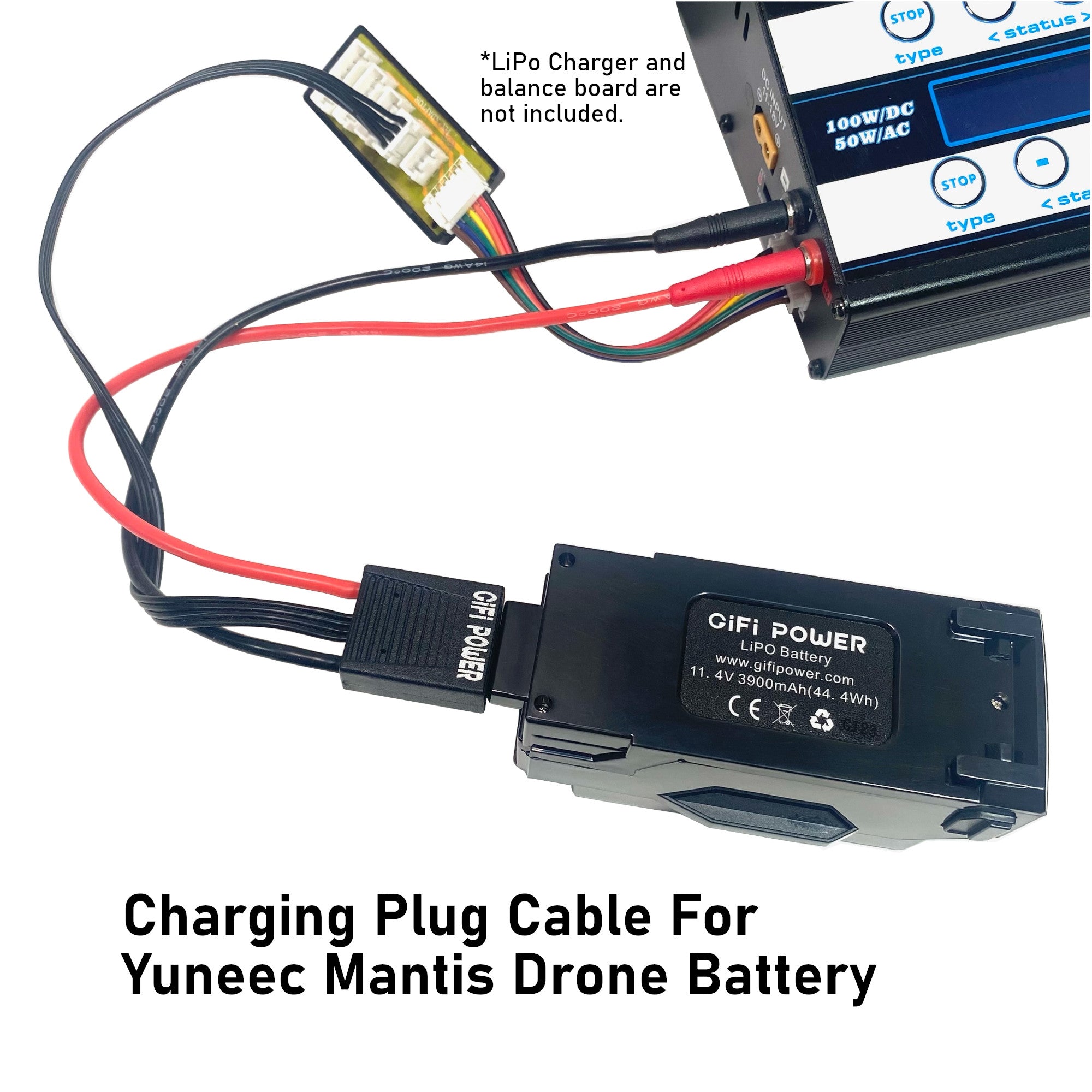 MaximalPower GIFI Power LiPo Battery Balance Charger Charging Plug Cab