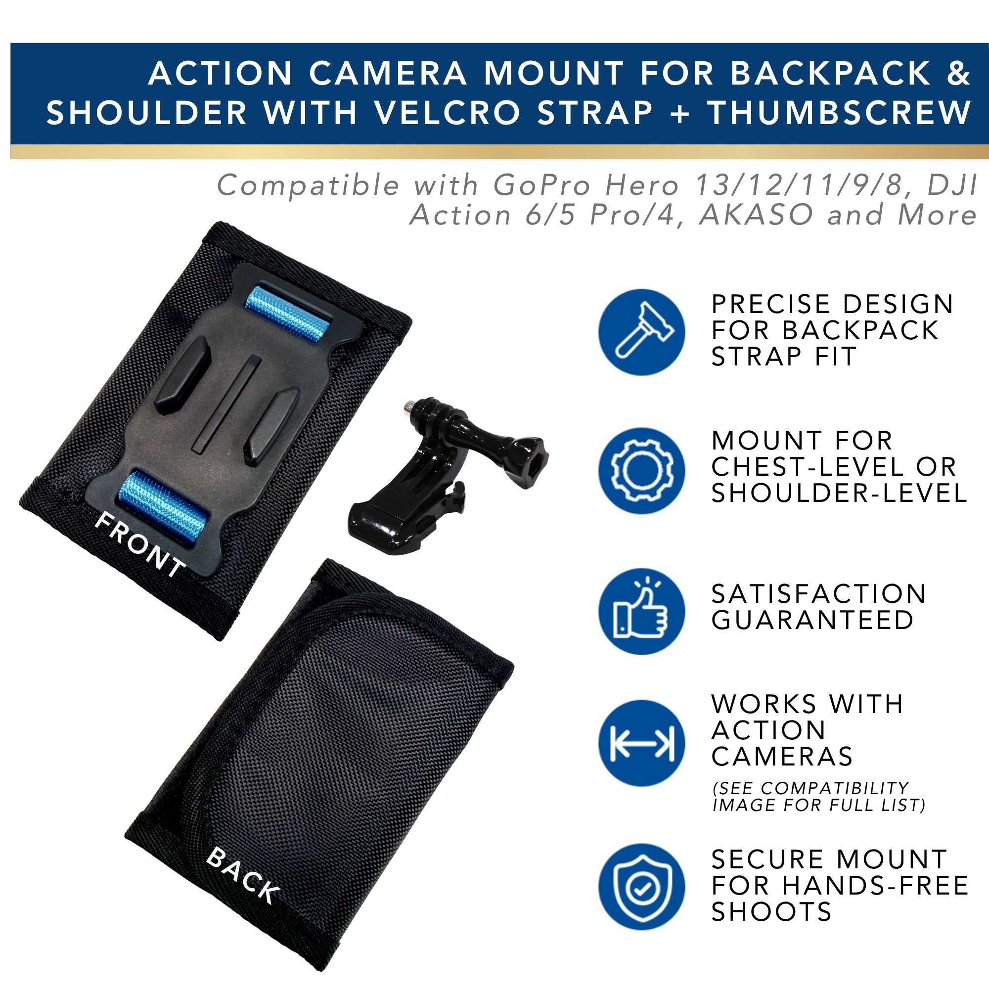 gopro action camera and north face backpack set Strap Shoulder-Level Chest-Level Mount with Adjustable Shoulder Pad, Bag Belt Holder Clip Compatible with Hero 13/12/11/9/8, Net Fishing in Bangladesh Action Series Option:Magic Craw Swirl left-right-fit-socks