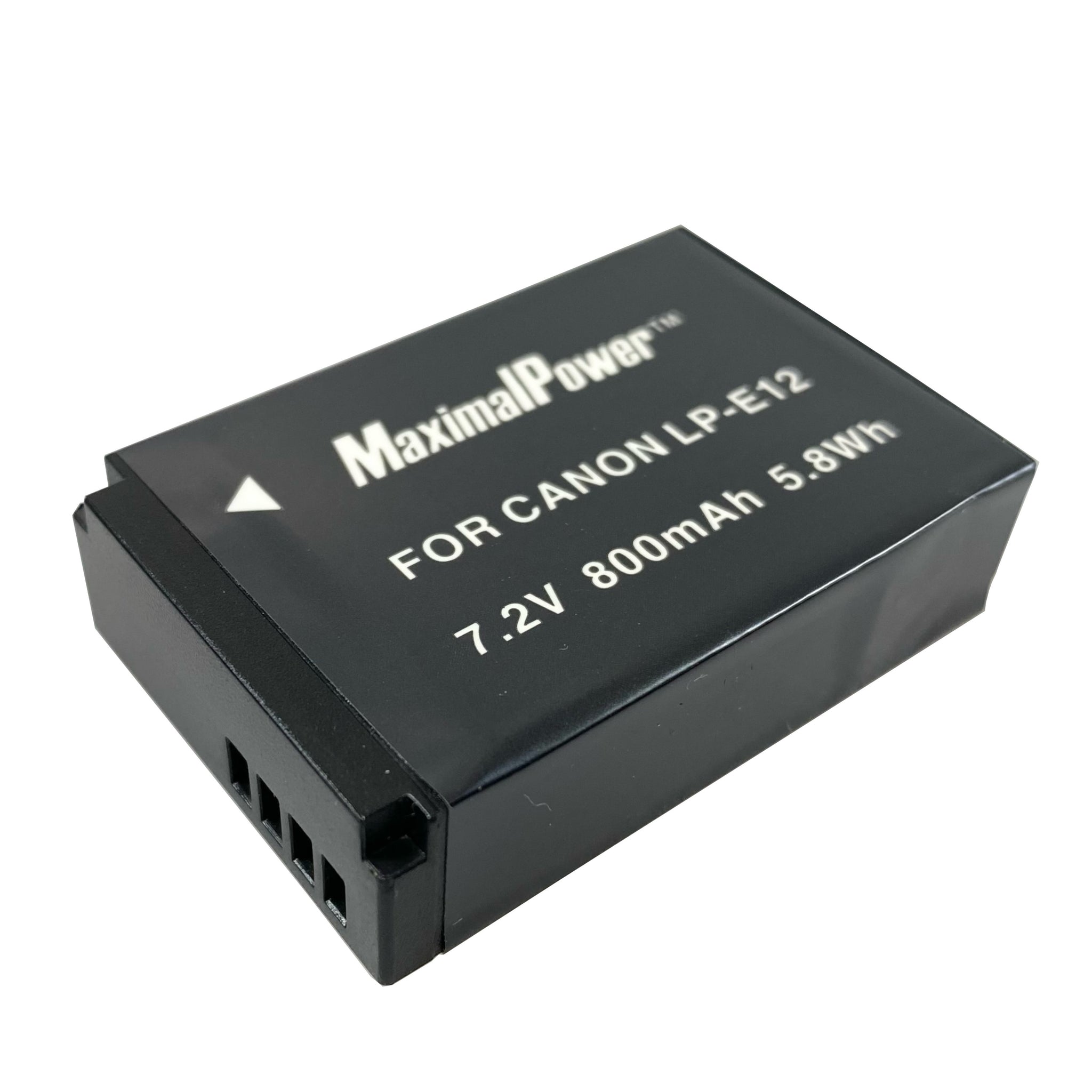 MaximalPower Replacement LP-E12 Battery for Canon EOS-M, EOS M2, EOS M