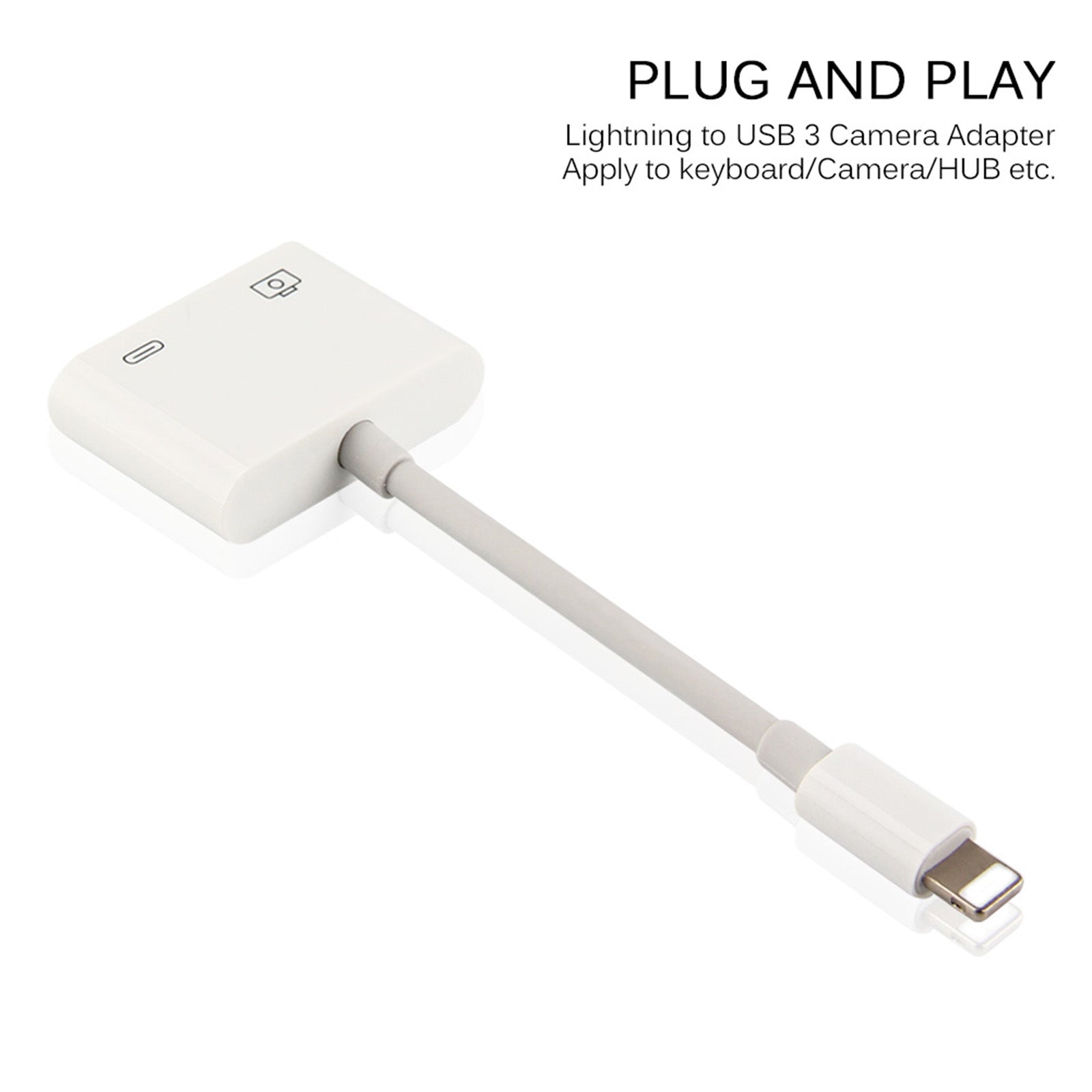 MaximalPower™ Lightning to USB 3.0 Camera Adapter for iPhone