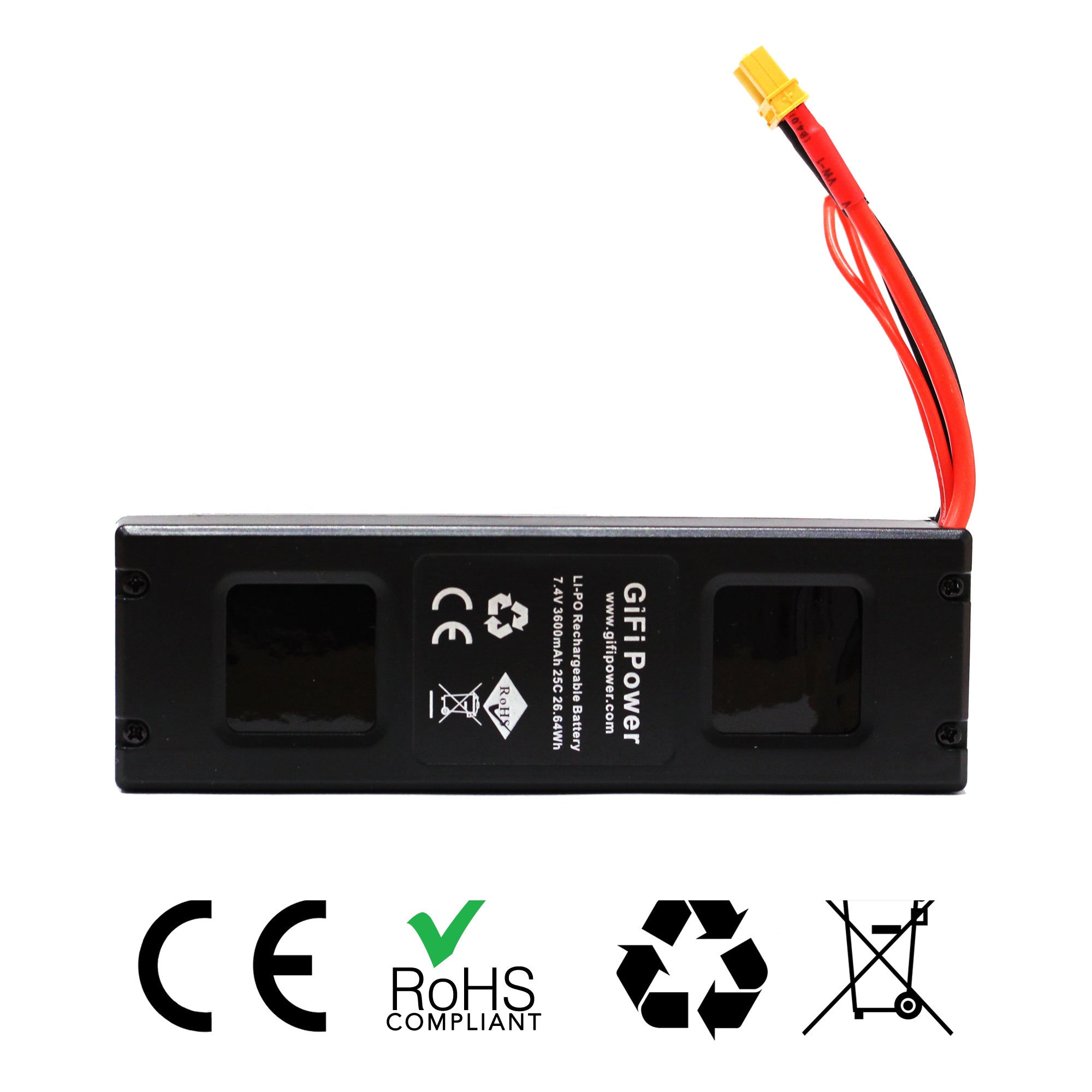Supoion Batterie 3,7 V 500 mAh 802035 pour drones à fort grossissement pour accessoire de modèle d'avion Supoion Batterie 3,7 V 500 mAh 802035 pour drones à fort grossissement pour accessoire de modèle d'avion