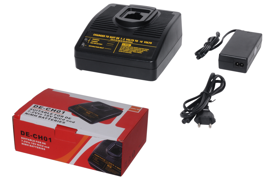 Maximalpower Battery Charger for DeWalt and Elu Power Tool Ni-CD Ni-MH Batteries 7.2-18 Volts (Charger Only)
